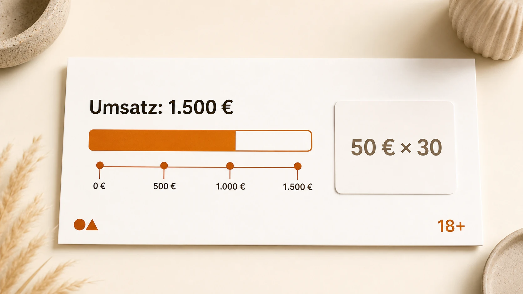Umsatzbedingungen verständlich erklärt
