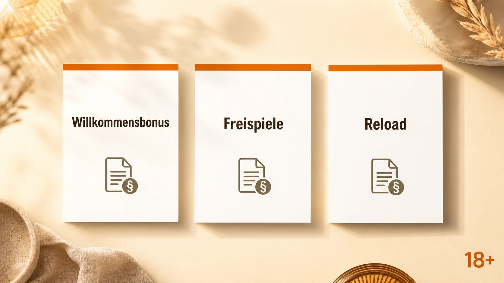 Bonusangebote und Bedingungen